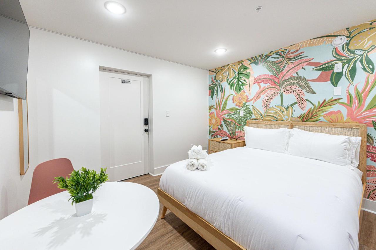 Pastel Tropics Studio Apartment Galveston Exterior foto