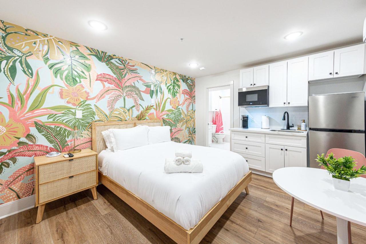 Pastel Tropics Studio Apartment Galveston Exterior foto